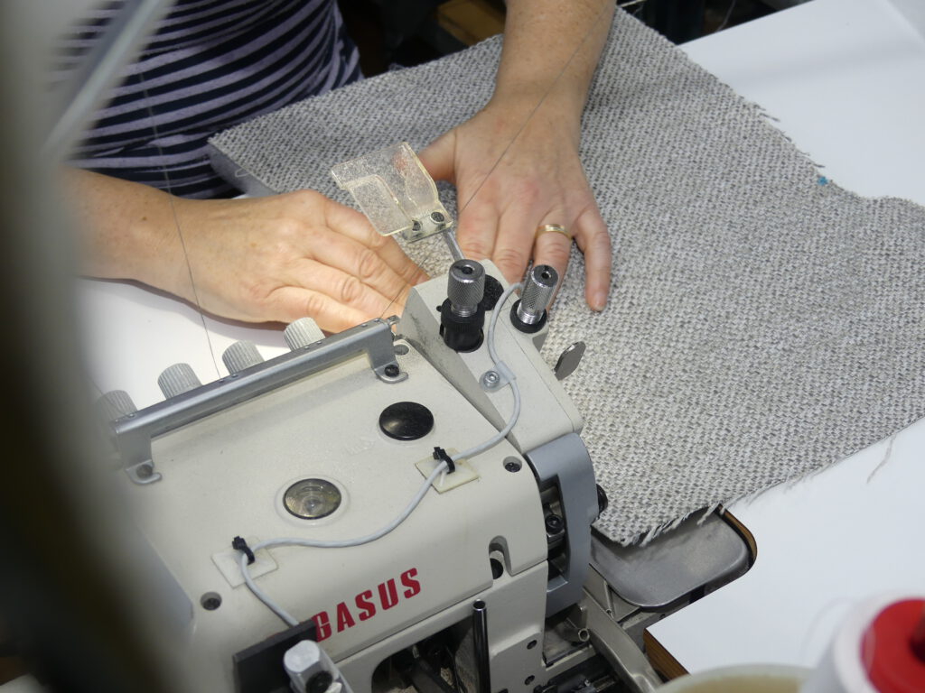 Quality Handmade am Bodensee, Made In Germany, Pegasus Industrienähmaschine, Textilproduktion